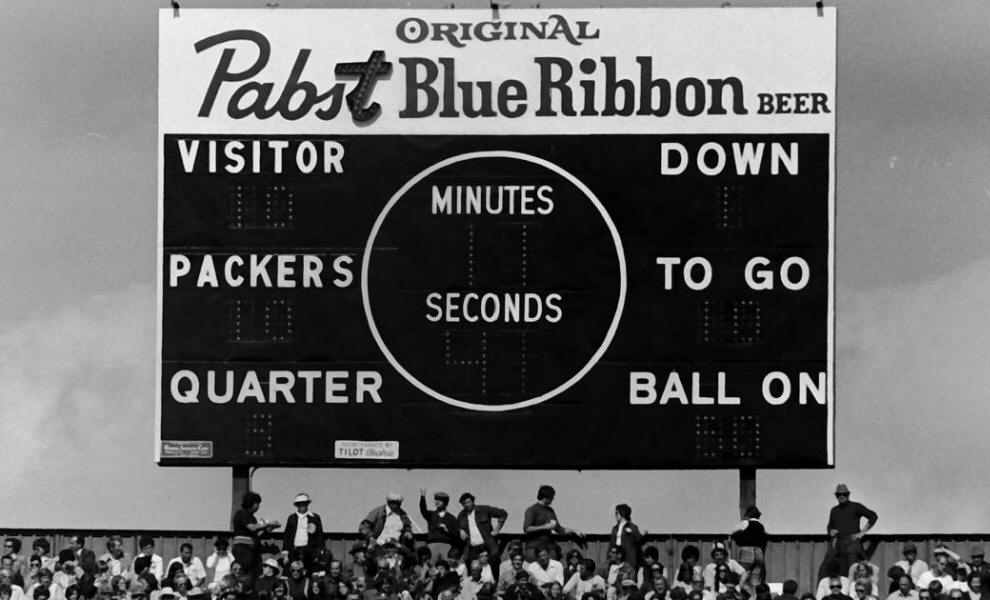 Lambeau Field Scoreboard