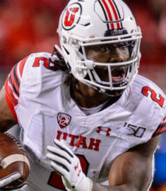 Utah running back Zack Moss ran a poor 40 at the NFL Combine, but ...